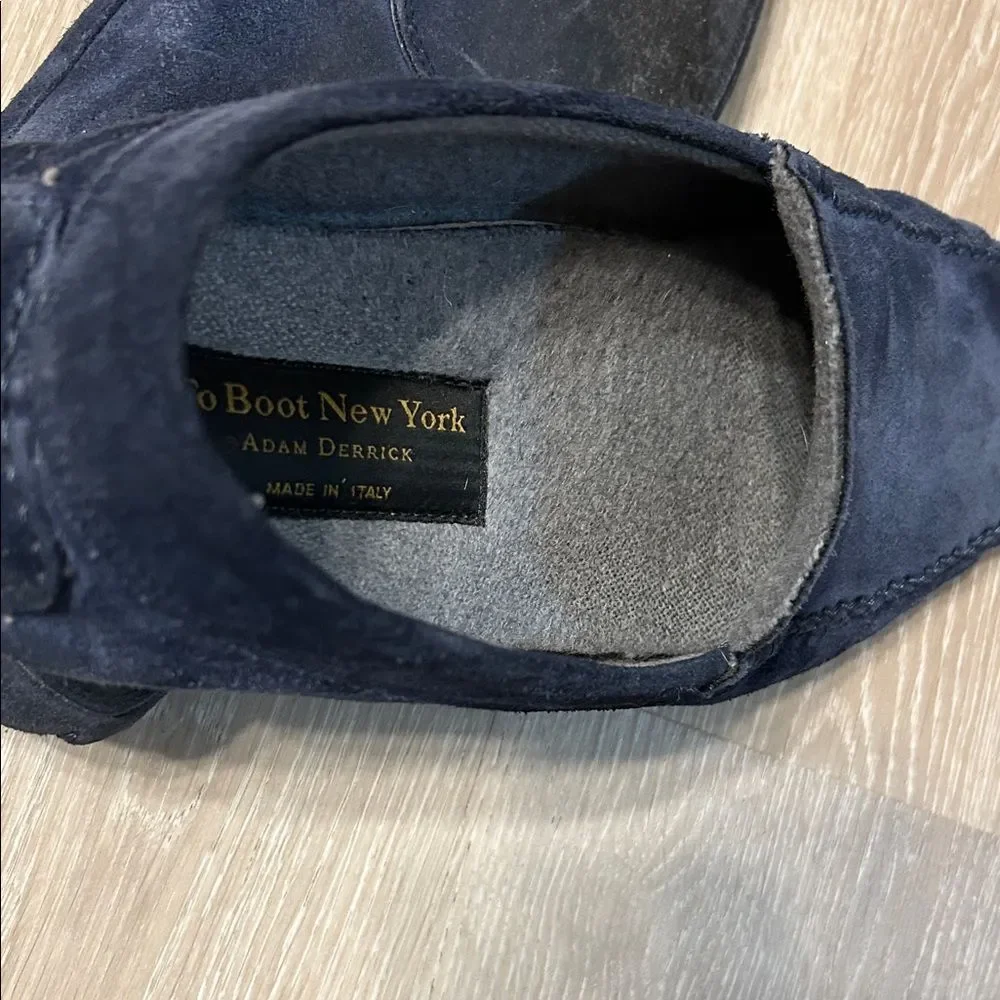 TO BOOT NEW YORK O’Reilly Navy Suede & Cashmere Slipper